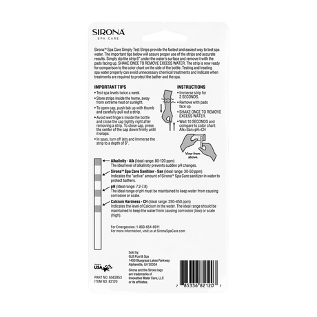 Sirona™ Simply Test Strips