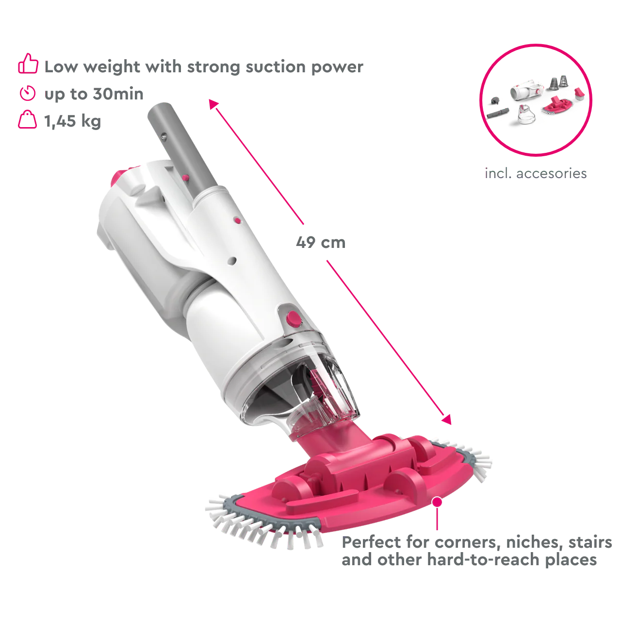 BWT Pool Vacuum Cleaner BC30